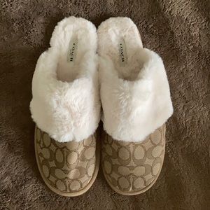Coach slippers